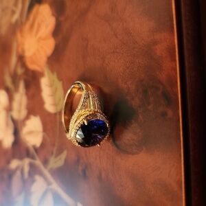 Bella Luce Tanzanite Diamond Simulants Yellow Ring